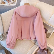 Load image into Gallery viewer, Hooded Casual Zipper Workwear Jacket
