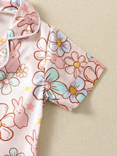 Load image into Gallery viewer, Striped Button Pajama Set
