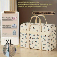 Load image into Gallery viewer, 1pc Foldable Luggage Organizer Bag with Cute Puppy Pattern,Large Capacity Space-Saving Travel Storage Bag,Durable Polyester bag

