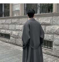 Load image into Gallery viewer, Korean Inspired Long Windbreaker
