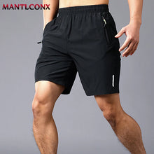 Load image into Gallery viewer, Summer New Joggers Men Shorts Quick Dry Sports Running Shorts Men Fashion Breathable Elastic Waist Board Short Pants Male Bottom

