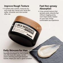 Load image into Gallery viewer, Men's Facial Moisturizer Cream Mild Gentle Formula Smooth Easy To Spread Hydrating Tender Daily Skin Care For Men Face
