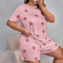 Load image into Gallery viewer, Plus Size Printed Pajama Set
