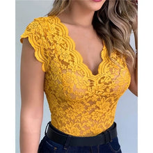 Load image into Gallery viewer, New Tanks For Women Summer Women Lace Sexy Camisole V Neck Tank Top Underwear Vest Candy Color Bralette Female Lace Underwears
