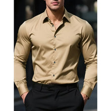 Load image into Gallery viewer, Smart Casual Elastic Shirt Men
