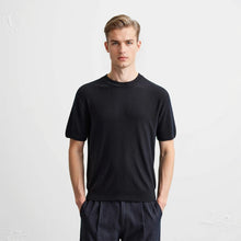 Load image into Gallery viewer, Knitted Smart Casual Tee Men
