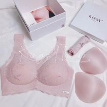 Load image into Gallery viewer, Kiss.y sports bra, such as kiss zero binding, no trace, no steel ring, quantum kiss vest bra set female
