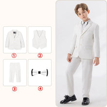 Load image into Gallery viewer, Formal Kids Plaid Tuxedo Suit

