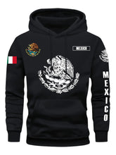 Load image into Gallery viewer, Hoodie Sweatshirt Mexican Flag Eagle Featuring Cactus Pirate Daily Outdoor Fitness Sport Casual Warm Autumn Winter Men Women Top
