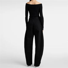 Load image into Gallery viewer, High Waist Straight Denim Pants
