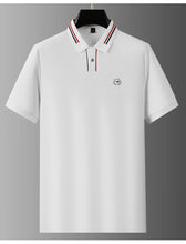 Load image into Gallery viewer, Luxury Cotton Embroidered Summer Polo
