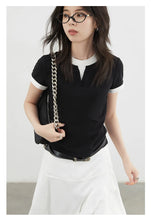 Load image into Gallery viewer, Color Contrast Patchwork Sport Tee
