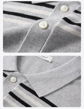 Load image into Gallery viewer, Oversize Striped Knit Summer Polo
