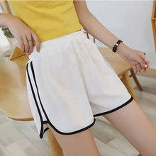 Load image into Gallery viewer, Summer Men and Women casual loose straight shorts lady stylish thin breathable wide leg gym short pants Women yoga Shorts
