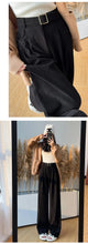 Load image into Gallery viewer, Women's Pants Autumn Winter Corduroy High Waist Wide Leg Pants for Women Casual Trousers Female Straight Pants Women Clothes New
