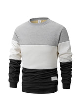 Load image into Gallery viewer, Thick Patchwork Knit Pullover
