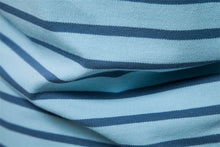 Load image into Gallery viewer, Striped Embroidered Cotton Summer Polo
