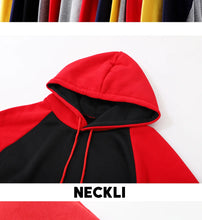 Load image into Gallery viewer, Color-Block Oversized Fleece Hoodie
