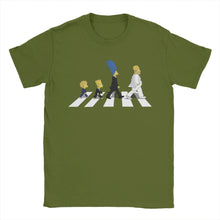 Load image into Gallery viewer, Simpson T Shirts Men's  100% Cotton Vintage T-Shirts O Neck  Tee Shirt Short Sleeve Clothes 6XL
