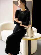 Load image into Gallery viewer, Merino Knit A-Line Dress
