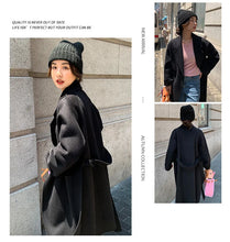 Load image into Gallery viewer, Double Faced Wool Korean Coat
