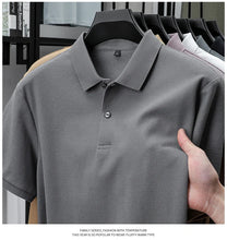 Load image into Gallery viewer, Men's 100% Cotton Polo Shirt - Summer Casual Breathable Tee,19 Colors,Ideal for Golf and Sports,Business Casual,Silk-Like Finish
