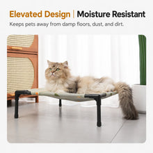 Load image into Gallery viewer, Pet Camping Bed Elevated Bed for Dogs Folding Puppy Camping Bed Cat House Portable Removable Washable Puppy Beds Dog Hammock
