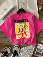 Load image into Gallery viewer, Picante Chillies Streetwear Cotton Tee

