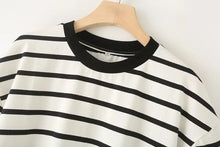 Load image into Gallery viewer, Striped Cotton Summer Tee Women
