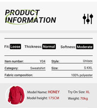 Load image into Gallery viewer, Men'S Solid Sweatshirts Autumn Winter Loose Fleece Soft Hoodies Basics Crewneck Warm Sportswears Street Casual Mens Clothes

