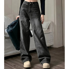 Load image into Gallery viewer, Loose High Waist Wide Jeans
