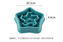 Load image into Gallery viewer, Pet Cat Dog Slow Food Bowl Fat Help Healthy Round Anti-choking Thickened And Non-slip Multiple Colors Shapes
