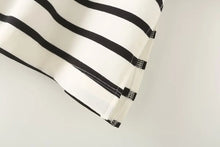 Load image into Gallery viewer, Striped Cotton Summer Tee Women
