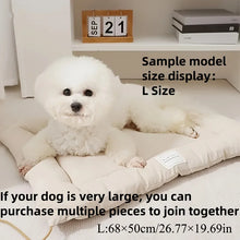 Load image into Gallery viewer, Cozy &amp; Durable Pet Bed for Small to Medium Dogs and Cats Soft Durable Polyester Easy to Clean Store Four Corners for Easy Tying

