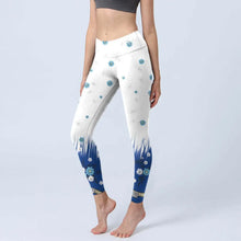 Load image into Gallery viewer, High Waist Yoga Leggings Japanese Style Cherry Blossom Botanical Print Soft Tights Women Fitness Gym Yoga Running Sports Wear
