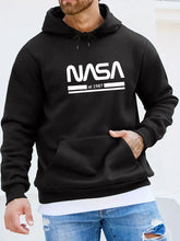 Load image into Gallery viewer, NASA Text Loose Casual Hoodie
