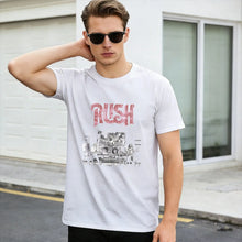 Load image into Gallery viewer, Men T Shirt Rush Band T Shirts Trendy Cool  Summer Tees Awesome Pure Cotton Clothing Birthday Gift,
