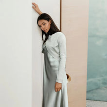 Load image into Gallery viewer, Silky Knit Maxi Dress Set
