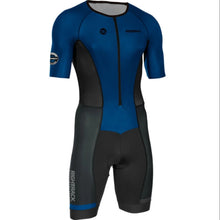 Load image into Gallery viewer, RIGHTTRACK Trisuit MEN'S Triathlon Jumpsuit Summer Skinsuit Swimming Cycling Running Competition Apparel Custom Names Flags
