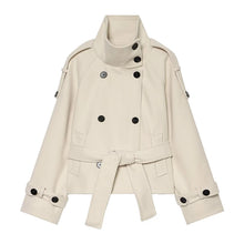 Load image into Gallery viewer, New Women's Jackets &amp; Coats Autumn 2026 Fashion Loose Belt Elegant Turtleneck Warm Winter Jackets Women's Chic Youth Street Coat
