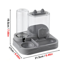 Load image into Gallery viewer, 1 PC 2-in-1 Automatic Feeder with Controllable Food Amount for Small Animal Pets Rabbits Cats Dogs Feeder Bowl with Drink Bottle
