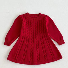 Load image into Gallery viewer, Knitted Princess Party Girls Dress
