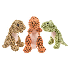 Load image into Gallery viewer, Cats and Dogs Pet Plush Dinosaur Toys Interactive Dog Chew Toys Plush Stuffing Pet Supplies Dog Toys for Small Dogs
