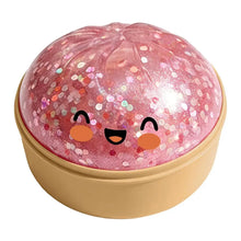 Load image into Gallery viewer, Premium Squishy Steamed Bun Dumpling Toy Slow Rising Glitter Stress Ball Stretchy Decompression Fidget Toy Desk Travel Gift ﻿

