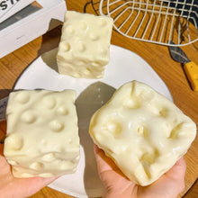 Load image into Gallery viewer, Taba Squishy Cheese Cube Stress Ball Shapeable Squeeze Ball Non Rebound Sensory Fidget Toys for Kids and Adults Relaxing Gifts
