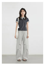 Load image into Gallery viewer, Color Contrast Patchwork Sport Tee

