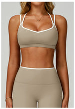 Load image into Gallery viewer, Sport Bras Women Breathable Sports Bra Shockproof Fitness Tops Push Up Gym Crop Top Brassiere Gym Workout Top Seamless Yoga Bra
