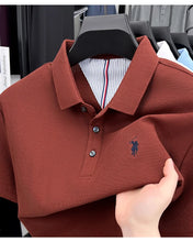 Load image into Gallery viewer, 100% pure cotton high-end brand men's short sleeve polo shirt summer fashion original pony embroidery golf Paul  casual T-shirt
