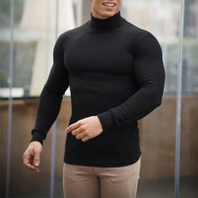 Load image into Gallery viewer, Slim Ribbed Turtleneck Pullover
