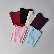 Load image into Gallery viewer, Women's Outdoor Sports Shirt Yoga Wear Fitness T-Shirt Quick Dry Running T-Shirt Workout Top Female Sportswear Exercise Clothing
